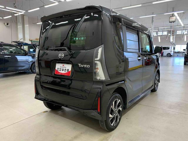 タントカスタムX 4WD元社用車 キーフリー 運転席助手席シートヒーター バックカメラ リヤ両側電動スライドドア LEDヘッドライト スマートアシスト アイドリングストップ オートライト オートエアコン(群馬県)の中古車