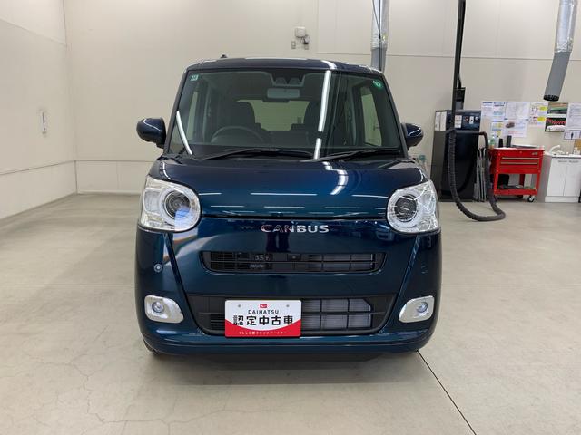 ムーヴキャンバスセオリーＧ　２ＷＤ元当社社用車　キーフリー　運転席助手席シートヒーター　電動パーキングブレーキ　両側電動スライドドア　ＬＥＤヘッドライト　オートライト　スマートアシスト　プッシュスタートボタン　アイドリングストップ（群馬県）の中古車