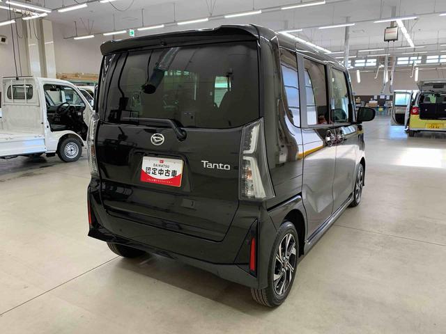 タントカスタムX 2WD両側電動スライドドア・LEDヘッドライト・オートライト・オートマチックハイビーム・プッシュスタートボタン・アイドリングストップ・シートヒーター・電動パーキングブレーキ・スマートアシスト(群馬県)の中古車
