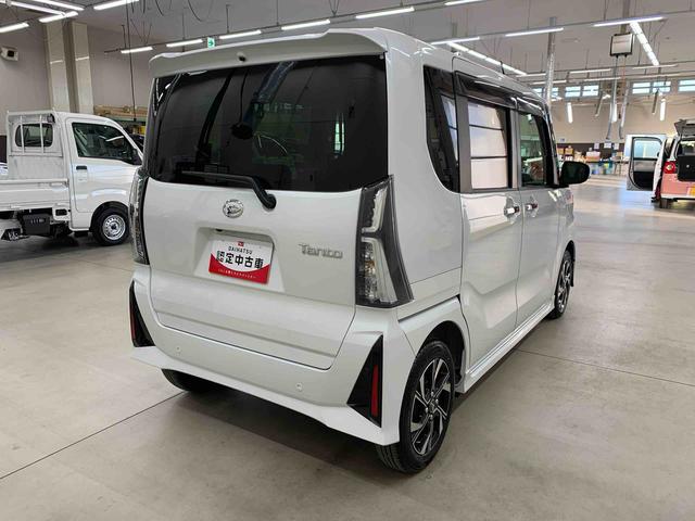 タントカスタムX 2WDLEDヘッドライト・オートライト・オートマチックハイビーム・プッシュスタートボタン・アイドリングストップ・シートヒーター・オートエアコン・電動パーキングブレーキ・スマートアシスト(群馬県)の中古車