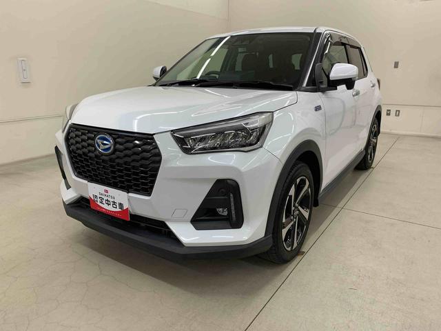 ロッキープレミアムＧ　ＨＥＶ　２ＷＤナビ・ＥＴＣ・ドライブレコーダー・ＬＥＤヘッドライト・オートライト・オートマチックハイビーム・プッシュスタートボタン・アイドリングストップ・シートヒーター・電動パーキングブレーキ・スマートアシスト（群馬県）の中古車