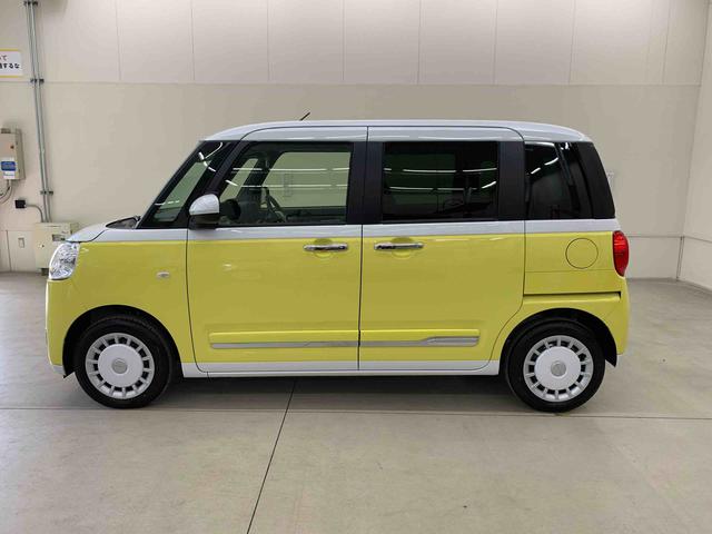 ムーヴキャンバスストライプスＧ　２ＷＤ両側電動スライドドア・ＬＥＤヘッドライト・オートライト・オートマチックハイビーム・プッシュスタートボタン・アイドリングストップ・シートヒーター・電動パーキングブレーキ・スマートアシスト（群馬県）の中古車