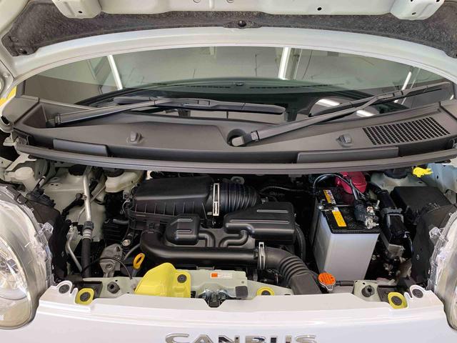 ムーヴキャンバスストライプスＧ　２ＷＤ両側電動スライドドア・ＬＥＤヘッドライト・オートライト・オートマチックハイビーム・プッシュスタートボタン・アイドリングストップ・シートヒーター・電動パーキングブレーキ・スマートアシスト（群馬県）の中古車