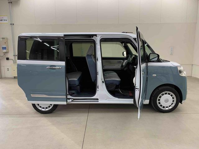 ムーヴキャンバスストライプスG 2WD両側電動スライドドア・ナビ・ドライブレコーダー・ETC・LEDヘッドライト・オートライト・オートマチックハイビーム・シートヒーター・電動パーキングブレーキ・スマートアシスト(群馬県)の中古車