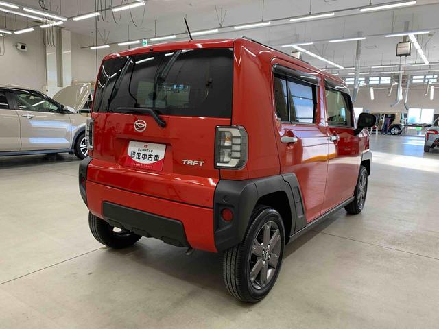 タフトＧターボ　２ＷＤ雹害車　純正ナビ　パノラマモニター　ＥＴＣ　運転席助手席シートヒーター　電動パーキングブレーキ　ＬＥＤヘッドライト　オートライト　オートマチックハイビーム　アイドリングストップ　スマートアシスト（群馬県）の中古車