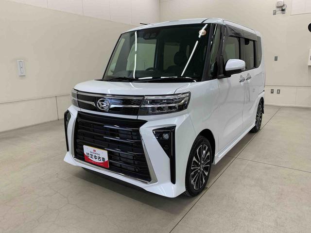 タントカスタムＲＳ　２ＷＤ両側電動スライドドア・ＬＥＤヘッドライト・オートライト・オートマチックハイビーム・プッシュスタートボタン・アイドリングストップ・シートヒーター・電動パーキングブレーキ・スマートアシスト（群馬県）の中古車