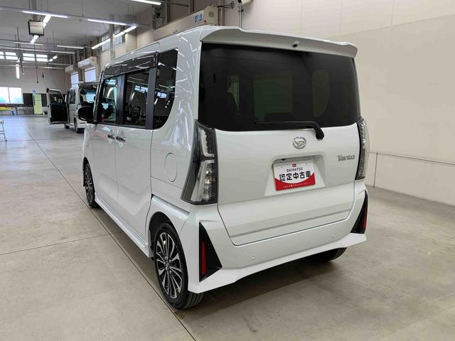 タントカスタムＲＳ　２ＷＤ両側電動スライドドア・ＬＥＤヘッドライト・オートライト・オートマチックハイビーム・プッシュスタートボタン・アイドリングストップ・シートヒーター・電動パーキングブレーキ・スマートアシスト（群馬県）の中古車