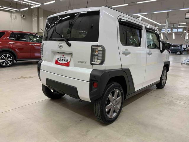 タフトＧターボ　２ＷＤナビ・ドライブレコーダー・ＥＴＣ・ＬＥＤヘッドライト・オートライト・オートマチックハイビーム・プッシュスタートボタン・アイドリングストップ・シートヒーター・電動パーキングブレーキ・スマートアシスト（群馬県）の中古車