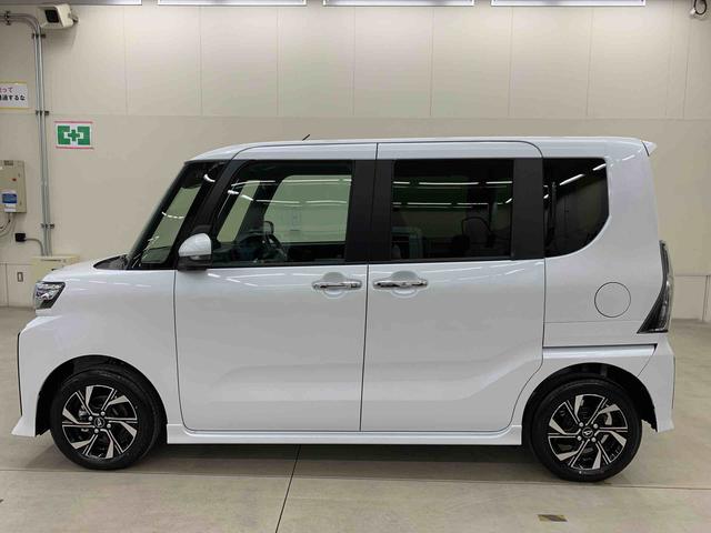 タントカスタムX 2WD届出済未使用車 キーフリー バックカメラ 電動パーキングブレーキ 運転席助手席シートヒーター リヤ両側電動スライドドア LEDヘッドライト オートライト オートマチックハイビーム アイドリングストップ(群馬県)の中古車