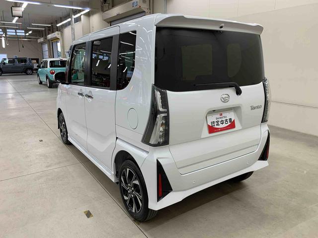 タントカスタムX 2WD届出済未使用車 キーフリー バックカメラ 電動パーキングブレーキ 運転席助手席シートヒーター リヤ両側電動スライドドア LEDヘッドライト オートライト オートマチックハイビーム アイドリングストップ(群馬県)の中古車