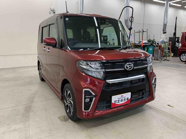 タントカスタムＸセレクション　２ＷＤ純正ナビ　バックカメラ　ＥＴＣ　社外ドラレコ前　運転席助手席シートヒーター　キーフリー　両側電動スライドドア　ＬＥＤヘッドライト　オートライト　アイドリングストップ　スマートアシスト（群馬県）の中古車