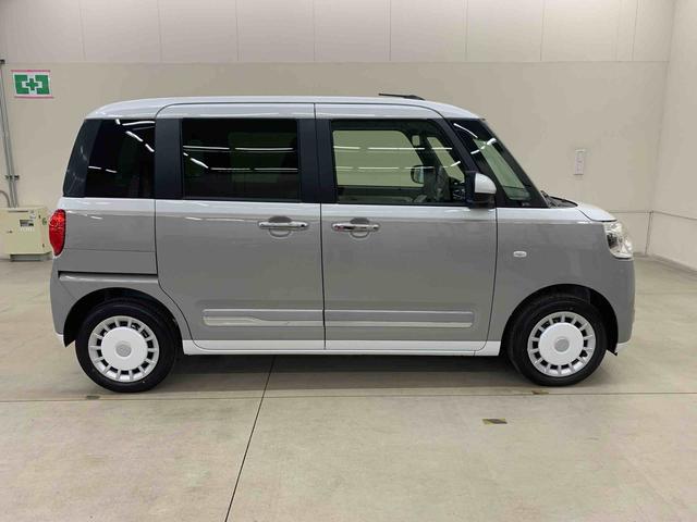 ムーヴキャンバスストライプスＧ　２ＷＤ届出済未使用車　キーフリー　バックカメラ　電動パーキングブレーキ　両側電動スライドドア　ＬＥＤヘッドライト　オートライト　オートマチックハイビーム　アイドリングストップ　スマートアシスト（群馬県）の中古車