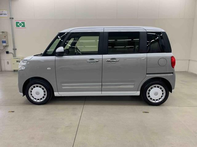 ムーヴキャンバスストライプスＧ　２ＷＤ届出済未使用車　キーフリー　バックカメラ　電動パーキングブレーキ　両側電動スライドドア　ＬＥＤヘッドライト　オートライト　オートマチックハイビーム　アイドリングストップ　スマートアシスト（群馬県）の中古車