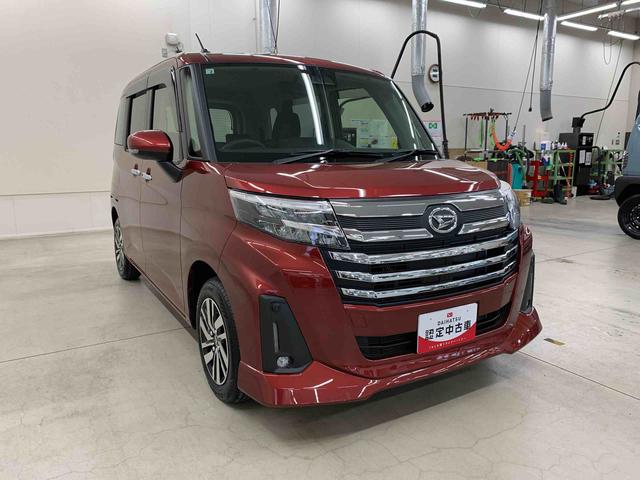 トールカスタムＧ　２ＷＤ元当社試乗車　９インチディスプレイオーディオ　両側電動スライドドア　ＬＥＤヘッドライト　オートライト　プッシュボタンスタート　キーフリー　アイドリングストップ　スマートアシスト　電動格納ドアミラー（群馬県）の中古車