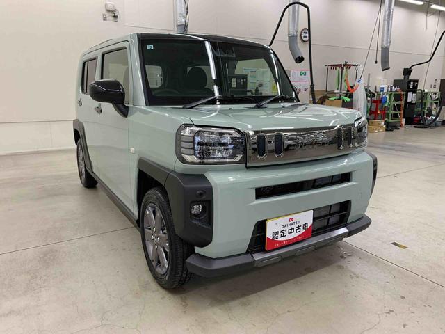 タフトＧ　ダーククロムベンチャー　２ＷＤ届出済未使用車　キーフリー　バックカメラ　運転席助手席シートヒーター　電動パーキングブレーキ　アイドリングストップ　ＬＥＤヘッドライト　オートライト　スマートアシスト　電動格納式ドアミラー（群馬県）の中古車