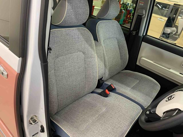ムーヴキャンバスストライプスＧ　２ＷＤ両側電動スライドドア　運転席助手席シートヒーター　ＬＥＤヘッドライト　オートライト　スマートアシスト　オートエアコン　プッシュボタンスタート　電動格納ドアミラー　バックカメラ（群馬県）の中古車