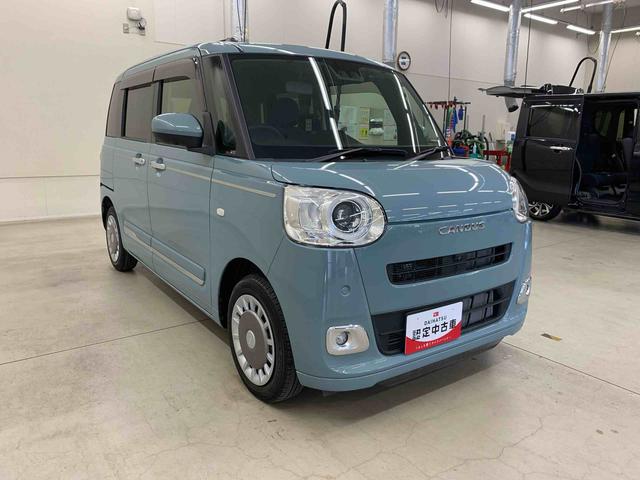 ムーヴキャンバスセオリーG 2WD 走行24349キロ ナビ ドラレコ純正エントリーナビ パノラマモニター 前後ドラレコ キーフリー 運転席助手席シートヒーター 電動パーキングブレーキ LEDヘッドライト オートライト 両側電動スライドドア プッシュボタンスタート(群馬県)の中古車