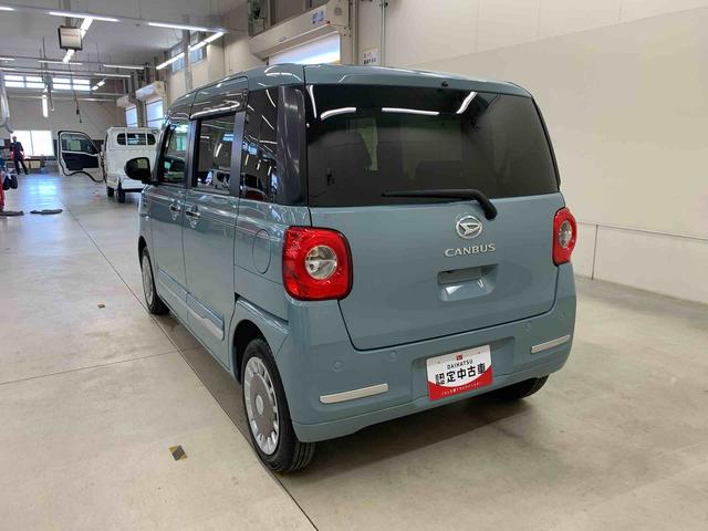 ムーヴキャンバスセオリーG 2WD 走行24349キロ ナビ ドラレコ純正エントリーナビ パノラマモニター 前後ドラレコ キーフリー 運転席助手席シートヒーター 電動パーキングブレーキ LEDヘッドライト オートライト 両側電動スライドドア プッシュボタンスタート(群馬県)の中古車