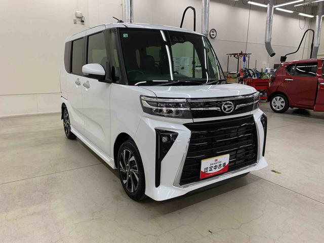 タントカスタムＸ　２ＷＤ　　走行２４５３キロＬＥＤヘッドライト　プッシュボタンスタート　運転席助手席シートヒーター　アイドリングストップ　スマートアシスト　オートライト　両側電動スライドドア　バックカメラ　電動格納式ドアミラー（群馬県）の中古車