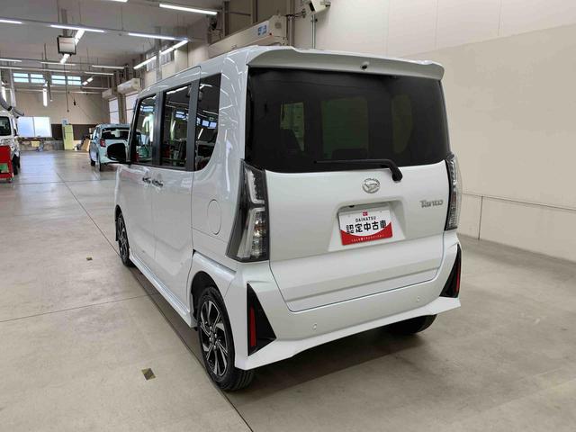 タントカスタムＸ　２ＷＤ　　走行２４５３キロＬＥＤヘッドライト　プッシュボタンスタート　運転席助手席シートヒーター　アイドリングストップ　スマートアシスト　オートライト　両側電動スライドドア　バックカメラ　電動格納式ドアミラー（群馬県）の中古車