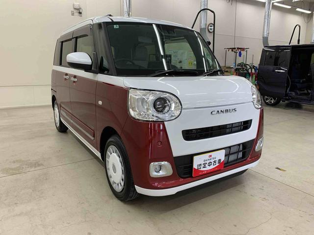 ムーヴキャンバスストライプスＧ　２ＷＤ走行６６２キロ　ディスプレイオーディオ純正９インチディスプレイオーディオ　バックカメラ　両側電動スライドドア　運転席助手席シートヒーター　アイドリングストップ　スマートアシスト　ＬＥＤヘッドライト　オートライト（群馬県）の中古車