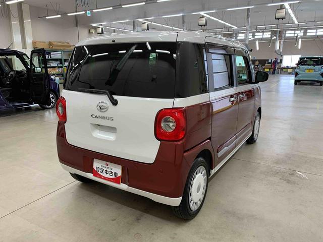 ムーヴキャンバスストライプスＧ　２ＷＤ走行６６２キロ　ディスプレイオーディオ純正９インチディスプレイオーディオ　バックカメラ　両側電動スライドドア　運転席助手席シートヒーター　アイドリングストップ　スマートアシスト　ＬＥＤヘッドライト　オートライト（群馬県）の中古車