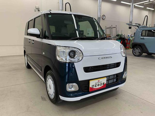 ムーヴキャンバスストライプスＧ　２ＷＤ両側電動スライドドア・ＬＥＤヘッドライト・バックカメラ・シートヒーター（群馬県）の中古車