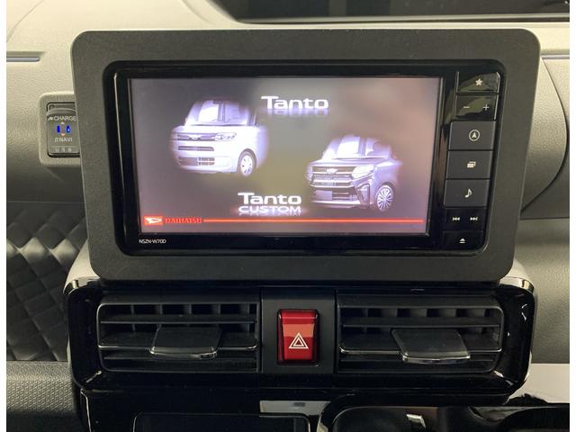 タントカスタムＸセレクション　２ＷＤ両側電動スライドドア・ＬＥＤヘッドライト・ナビ・ドラレコ・ＥＴＣ・パノラマモニター・シートヒーター・スマートアシスト・アイドリングストップ（群馬県）の中古車