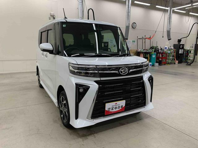 タントカスタムＸ　４ＷＤ両側電動スライドドア・ＬＥＤヘッドライト・オートライト・オートマチックハイビーム・スマートアシスト・プッシュスタートボタン・アイドリングストップ・シートヒーター・電動格納式ドアミラー（群馬県）の中古車