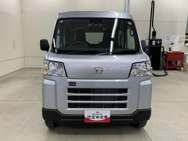 ハイゼットカーゴＤＸ　２ＷＤ両側スライドドア・オートライト・オートマチックハイビーム・ＡＭＦＭラジオ・キーレスエントリー・アイドリングストップ・スマートアシスト・マニュアルエアコン・水平格納式リヤシート（群馬県）の中古車