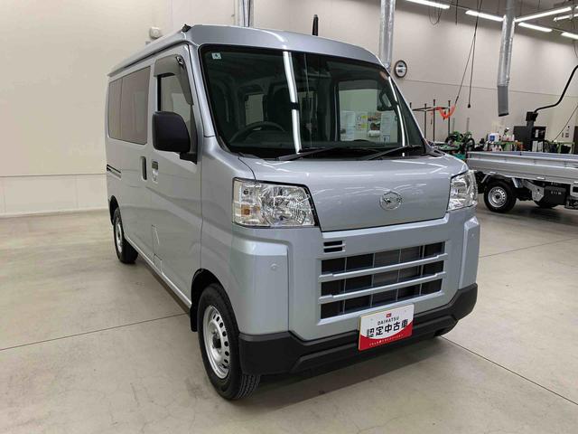 ハイゼットカーゴＤＸ　２ＷＤ両側スライドドア・オートライト・オートマチックハイビーム・ＡＭＦＭラジオ・キーレスエントリー・アイドリングストップ・スマートアシスト・マニュアルエアコン・水平格納式リヤシート（群馬県）の中古車