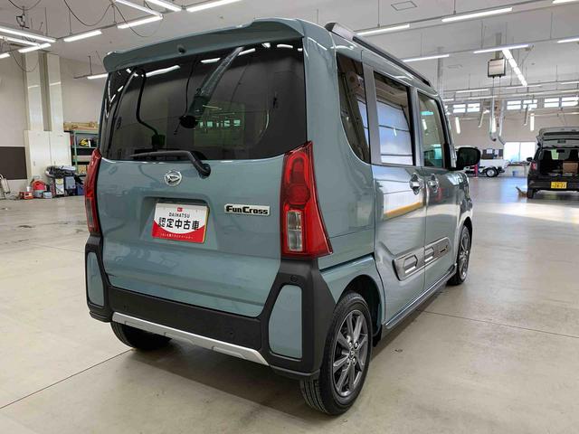 タントファンクロス 2WD両側電動スライドドア・LEDヘッドライト・オートライト・オートマチックハイビーム・プッシュスタートボタン・アイドリングストップ・シートヒーター・電動格納式ドアミラー・スマートアシスト(群馬県)の中古車