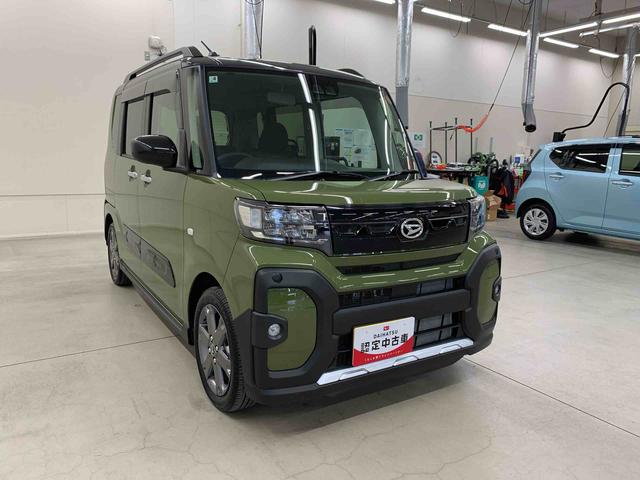 タントファンクロスターボ 2WD両側電動スライドドア・LEDヘッドライト・バックカメラ・シートヒーター・スマートアシスト・アイドリングストップ・プッシュボタンスタート・オートライト・オートマチックハイビーム・オートエアコン(群馬県)の中古車