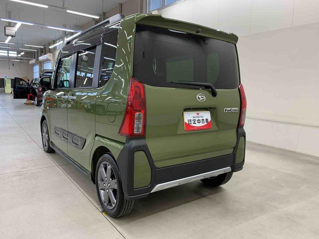 タントファンクロスターボ 2WD両側電動スライドドア・LEDヘッドライト・バックカメラ・シートヒーター・スマートアシスト・アイドリングストップ・プッシュボタンスタート・オートライト・オートマチックハイビーム・オートエアコン(群馬県)の中古車