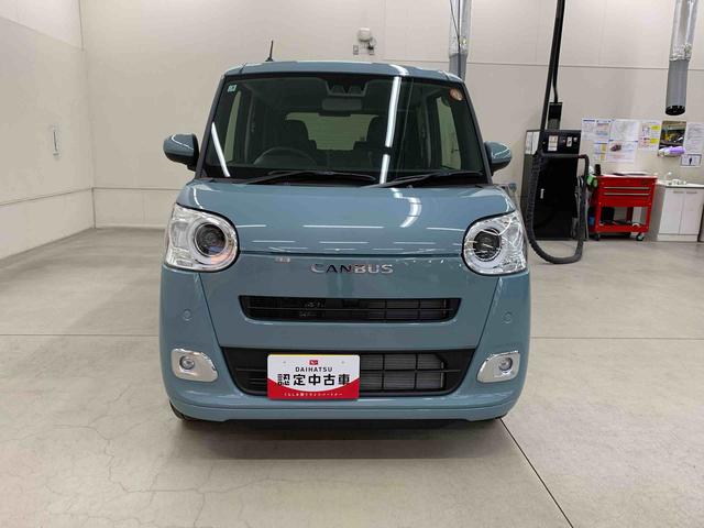 ムーヴキャンバスセオリーＧ　４ＷＤ両側電動スライドドア・ＬＥＤヘッドライト・オートライト・オートマチックハイビーム・プッシュスタートボタン・アイドリングストップ・シートヒーター・電動パーキングブレーキ・スマートアシスト（群馬県）の中古車