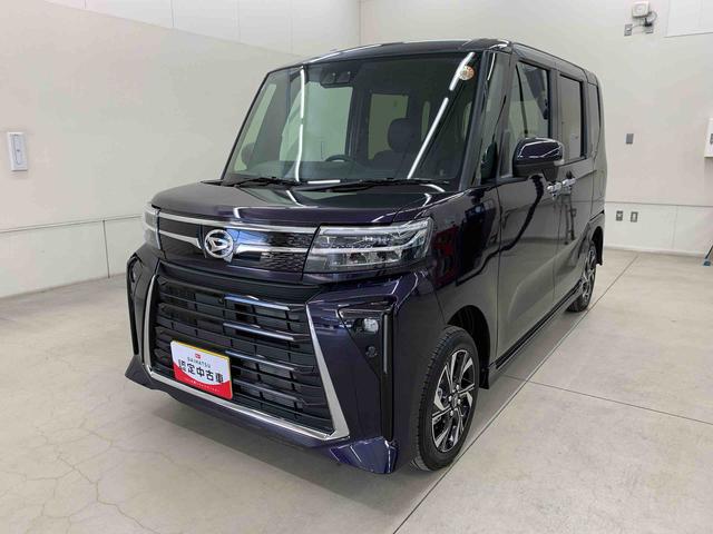 タントカスタムＸ　４ＷＤ両側電動スライドドア・ＬＥＤヘッドライト・オートライト・オートマチックハイビーム・プッシュスタートボタン・アイドリングストップ・シートヒーター・電動パーキングブレーキ・スマートアシスト（群馬県）の中古車