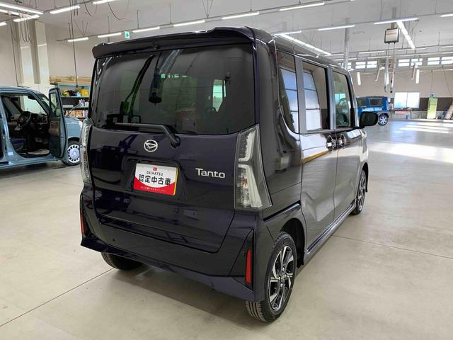タントカスタムＸ　４ＷＤ両側電動スライドドア・ＬＥＤヘッドライト・オートライト・オートマチックハイビーム・プッシュスタートボタン・アイドリングストップ・シートヒーター・電動パーキングブレーキ・スマートアシスト（群馬県）の中古車