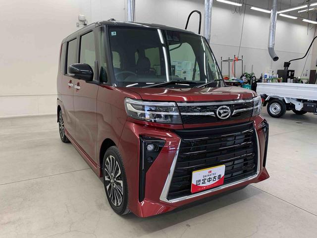 タントカスタムＲＳ　２ＷＤ両側電動スライドドア・ＬＥＤヘッドライト・オートライト・オートマチックハイビーム・プッシュスタートボタン・アイドリングストップ・シートヒーター・電動パーキングブレーキ・スマートアシスト（群馬県）の中古車