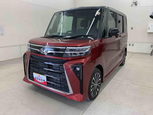 タントカスタムＲＳ　２ＷＤ両側電動スライドドア・ＬＥＤヘッドライト・オートライト・オートマチックハイビーム・プッシュスタートボタン・アイドリングストップ・シートヒーター・電動パーキングブレーキ・スマートアシスト（群馬県）の中古車