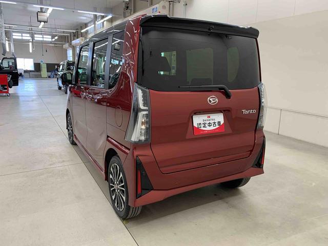 タントカスタムＲＳ　２ＷＤ両側電動スライドドア・ＬＥＤヘッドライト・オートライト・オートマチックハイビーム・プッシュスタートボタン・アイドリングストップ・シートヒーター・電動パーキングブレーキ・スマートアシスト（群馬県）の中古車