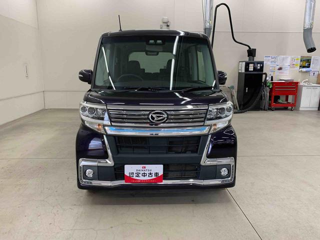 タントカスタムX トップエディションSAIII 2WDナビ・ETC・片側電動スライドドア・LEDヘッドライト・オートライト・オートマチックハイビーム・プッシュスタートボタン・アイドリングストップ・シートヒーター・スマートアシストIII(群馬県)の中古車