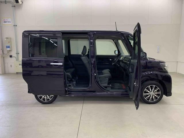 タントカスタムX トップエディションSAIII 2WDナビ・ETC・片側電動スライドドア・LEDヘッドライト・オートライト・オートマチックハイビーム・プッシュスタートボタン・アイドリングストップ・シートヒーター・スマートアシストIII(群馬県)の中古車