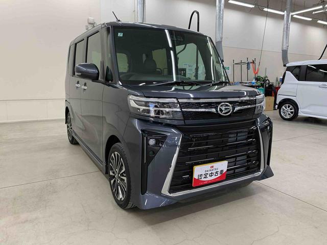 タントカスタムRS 2WD両側電動スライドドア・LEDヘッドライト・オートライト・オートマチックハイビーム・プッシュスタートボタン・アイドリングストップ・シートヒーター・電動パーキングブレーキ・スマートアシスト(群馬県)の中古車