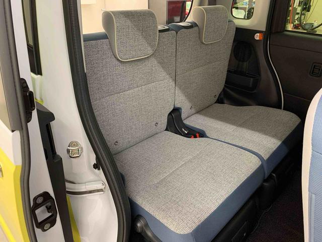 ムーヴキャンバスストライプスＧ　２ＷＤ両側電動スライドドア・ナビ・ＬＥＤヘッドライト・オートライト・オートマチックハイビーム・プッシュスタートボタン・アイドリングストップ・シートヒーター・電動パーキングブレーキ・スマートアシスト（群馬県）の中古車