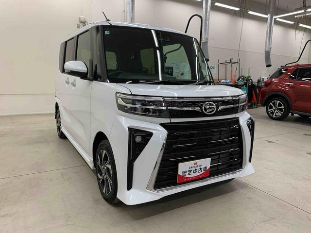 タントカスタムX 2WD両側電動スライドドア・LEDヘッドライト・オートライト・オートマチックハイビーム・プッシュスタートボタン・アイドリングストップ・シートヒーター・電動パーキングブレーキ・スマートアシスト(群馬県)の中古車