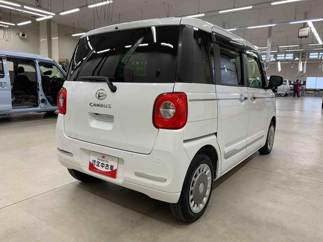 ムーヴキャンバスセオリーＧ　２ＷＤ両側電動スライドドア・ＬＥＤヘッドライト・オートライト・オートマチックハイビーム・プッシュスタートボタン・アイドリングストップ・シートヒーター・電動パーキングブレーキ・スマートアシスト（群馬県）の中古車