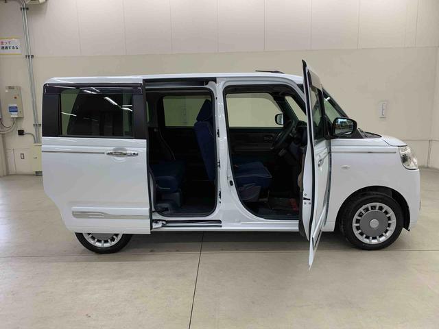 ムーヴキャンバスセオリーＧ　２ＷＤ両側電動スライドドア・ＬＥＤヘッドライト・オートライト・オートマチックハイビーム・プッシュスタートボタン・アイドリングストップ・シートヒーター・電動パーキングブレーキ・スマートアシスト（群馬県）の中古車