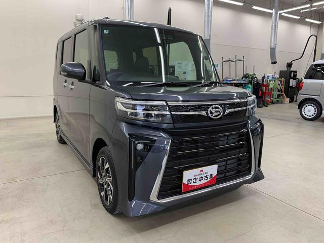 タントカスタムX 2WD両側電動スライドドア・LEDヘッドライト・オートライト・オートマチックハイビーム・プッシュスタートボタン・アイドリングストップ・シートヒーター・電動パーキングブレーキ・スマートアシスト(群馬県)の中古車