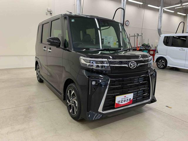 タントカスタムＸリミテッド　２ＷＤ両側電動スライドドア・ＬＥＤヘッドライト・オートライト・オートエアコン・プッシュスタートボタン・アイドリングストップ・ＥＴＣ・シートヒーター・バックカメラ・電動パーキングブレーキ・スマートアシスト（群馬県）の中古車
