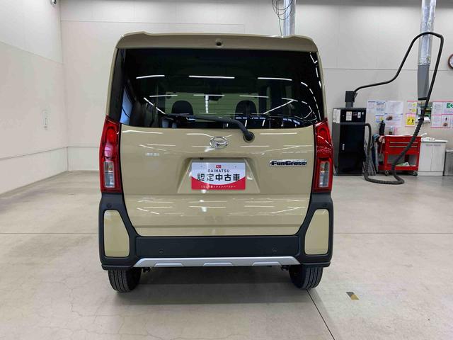タントファンクロス　２ＷＤ両側電動スライドドア　オートエアコン　シートヒーター　ＬＥＤヘッドライト　オートライト　電動格納式ドアミラー　プッシュボタンスタート　キーフリー　バックカメラ　サイドエアバック　スマートアシスト（群馬県）の中古車